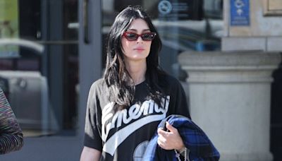 Megan Fox goes shopping in Public Enemy t-shirt and plaid pajama pants