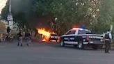 Auto se incendia en avenida Río Grande de Morelia [VIDEO]