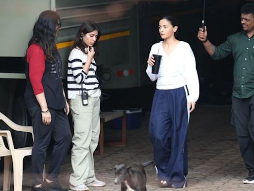 Alpha Alia Bhatt Snapped Shooting For Her YRF Spy Universe Film!