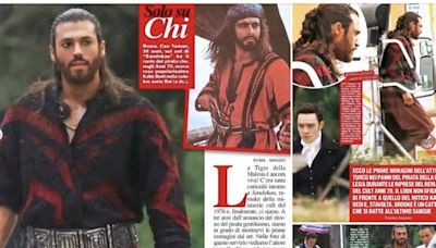 Sandokan le prime immagini di Can Yaman sul set con Ed Westwick su Chi