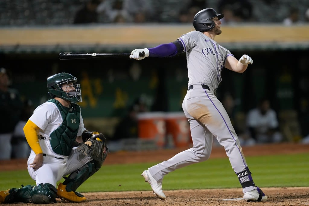 Austin Gomber dominates, Ryan McMahon blasts game-winning homer as Rockies outlast A’s in 12 innings