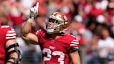 Christian McCaffrey breaks Jerry Rice's 49ers record while scoring 4 touchdowns in win over Cardinals