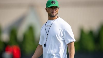 Notre Dame coach Marcus Freeman transcript following first camp practice