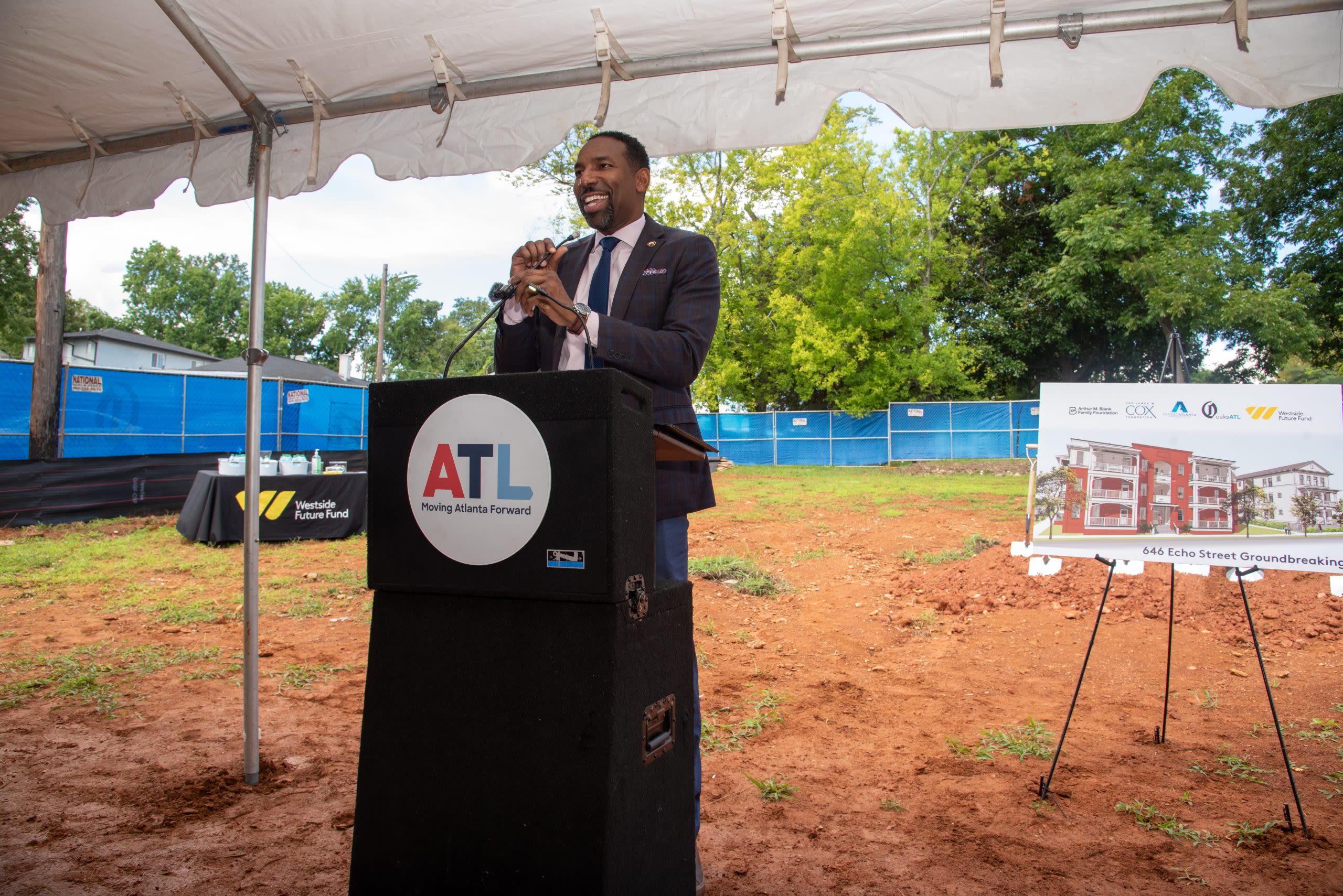 Westside Future Fund holds groundbreaking for affordable housing on westside