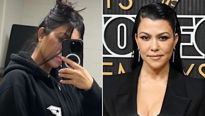 Kourtney Kardashian Opts for All-Black Rocker Look for Travis Barker’s Blink-182 Show in Miami