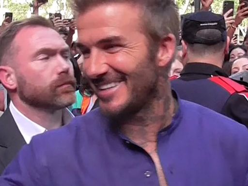 David Beckham 'paraliza' Barcelona en un nuevo viaje a nuestro país