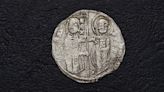 700-Year-Old Coin Discovered Depicting Jesus Christ Next to a Medieval King