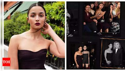 Alia Bhatt looks bewitching in black as she drops photos from her London event; Neetu Kapoor and Soni Razdan REACT | - Times of India