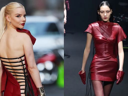 ...Inspiration in Fierce Red Mugler Minidress for ‘Late Show With Stephen Colbert’ Appearance, Talks ‘Furiosa: A Mad Max...