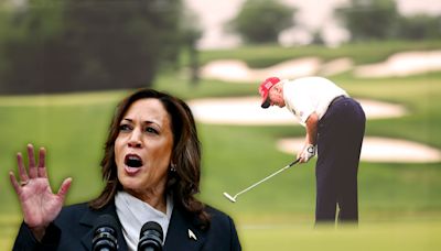 Kamala Harris makes Donald Trump do the one thing he fears most: Get up and get out