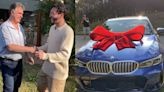 Vídeo! Eliezer presenteia pai com carro de luxo e se declara: 'Te amo' | Celebridades | O Dia