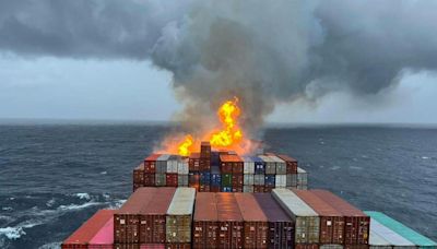 12 hours on, efforts underway to douse fire on cargo ship off Karwar coast in Karnataka