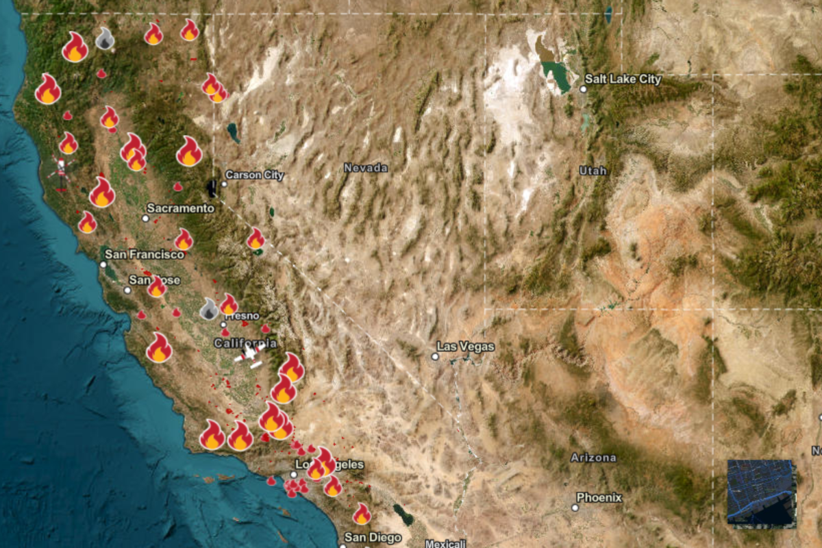 California fire map, update as Chico Park Fire sparks evacuation orders