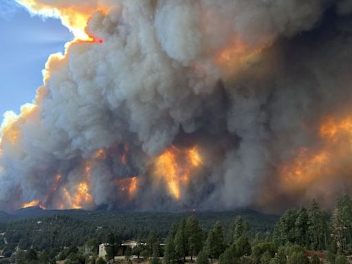 Fires Rage Through Mescalero Apache Indian Reservation