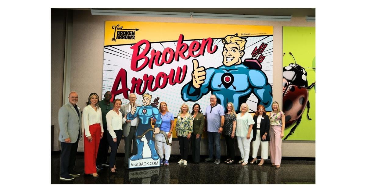 Visit Broken Arrow unveils new airport advertisement featuring superhero who fights boredom