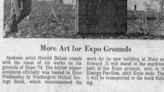 50 years ago in Expo history: With just two weeks to go, fair prep was in full force – including work on a now-famous sculpture