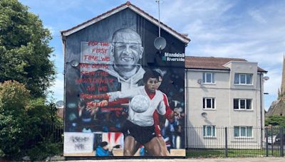 Mural for Liverpool FC's first black player unveiled