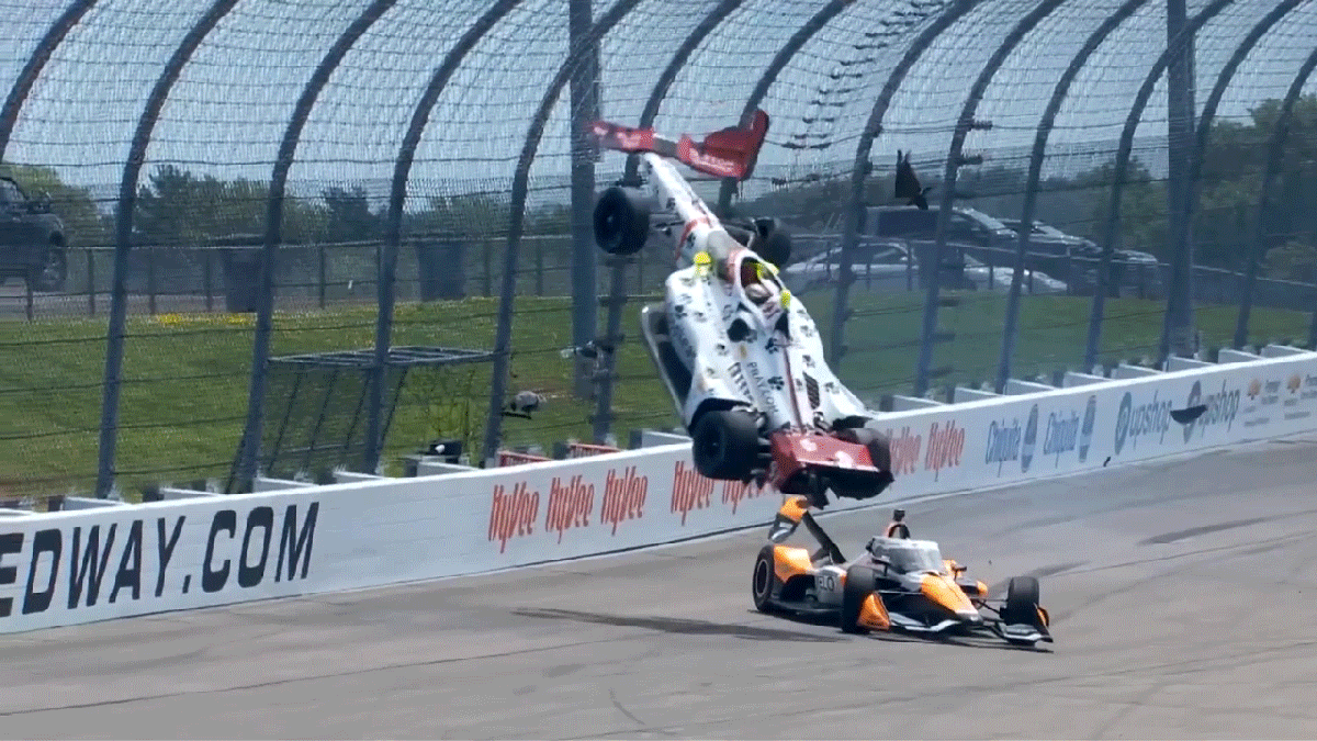 IndyCar Driver Cleared To Race After 109G Airborne Crash