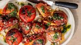 Barbecued tomato salad recipe