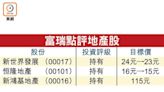 富瑞估樓價次季見底 憂藍籌地產股升過龍