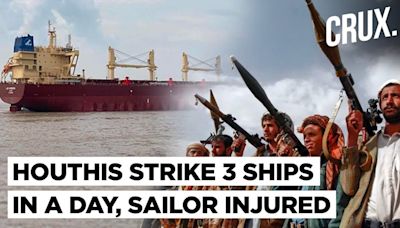 Houthi "Direct Hits" On 3 Ships In A Day, Russia Slams US-UK "Pointless" Strikes On Yemen | Red Sea - News18