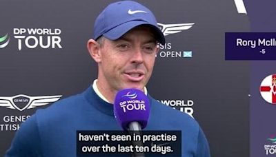 McIlroy happy with recovery after slow start in first round