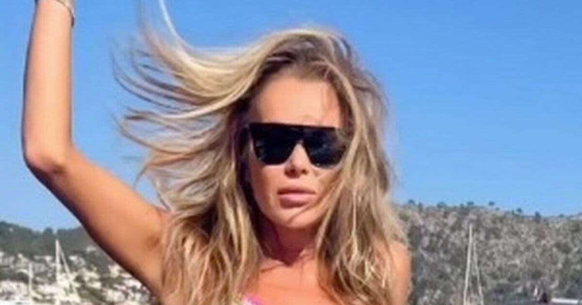 Amanda Holden wows in bikini snaps on location for new Netflix show