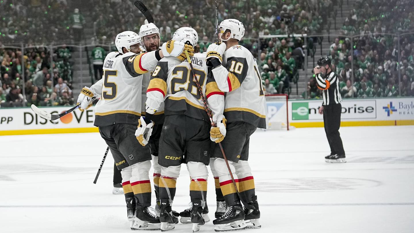 Defending champion Golden Knights beat Stars 3-1 to take 2-0 series lead home to Vegas