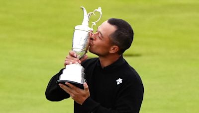 Xander Schauffele’s Open triumph gives US golfers a clean sweep of the majors in 2024