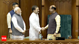 'We are confident you'll defend Constitution': Rahul Gandhi congratulates Lok Sabha Speaker Om Birla | India News - Times of India