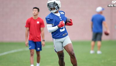 Malik Nabers speaks on building chemistry with Daniel Jones during Giants training camp