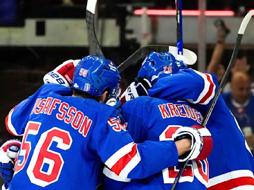 Zibanejad has 2 goals and 1 assist, Panarin scores as Rangers beat Hurricanes 4-3 in Game 1