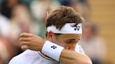 Wimbledon: Casper Ruud crashes out in R1 after losing to Fognini in four-set battle