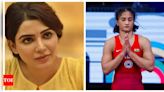 Samantha REACTS as Vinesh Phogat announces retirement from wrestling after being disqualified from the Olympics 2024 | Hindi Movie News - Times of India