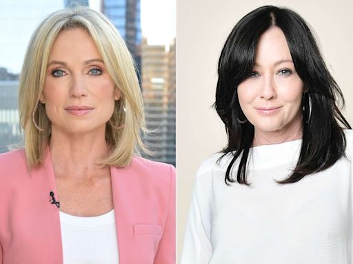 Amy Robach Says She 'Always Marveled' at Shannen Doherty's 'Bravery' amid Their Cancer Journeys