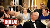 Amalia de Países Bajos se baña en lentejuelas azules para una cena de gala