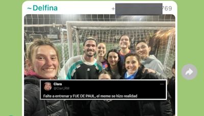 “El meme se hizo realidad”: faltó al entrenamiento de fútbol y fue de sorpresa un Campeón del Mundo | Por las redes