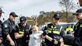 Climate activist Greta Thunberg detained twice at Dutch protest