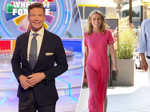 Ryan Seacrest’s ‘Wheel of Fortune’ debut left out Pat Sajak’s name after ex-host spotted with Vanna White