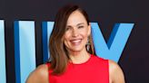 Jennifer Garner Gets Into the Holiday Spirit Early with Red Dress at Family Switch Premiere