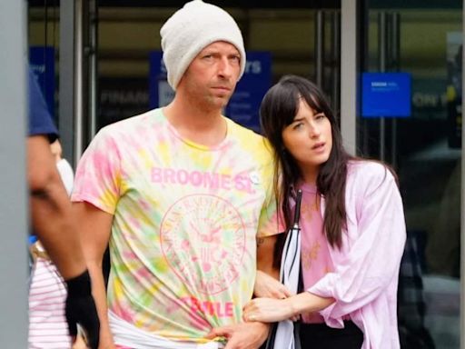 Coldplay's Chris Martin and Fifty Shades Of Grey actress Dakota Johnson are 'together', actress team denies breakup rumours