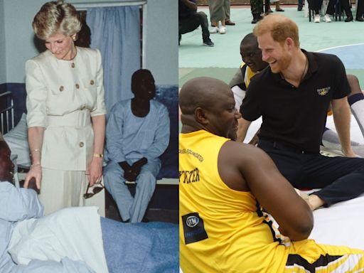 Prince Harry Takes After His Mom Princess Diana During Visit With Wounded Nigerian Soldier