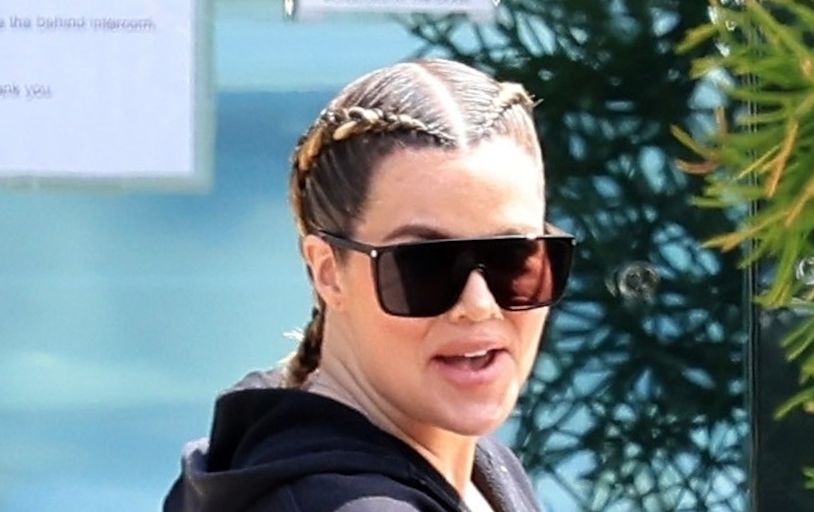 Khloe's unedited curves on display in tight leggings during LA outing