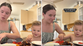 Mom shares hack for getting toddler to eat everything on his plate