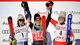 US ski star Mikaela Shiffrin returns from injury to win record-equaling eighth World Cup slalom season title