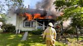 Flames fill Uxbridge duplex on Memorial Day