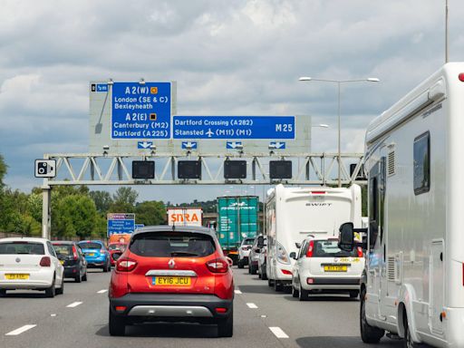 Motorway misery: M25, M4 and M1 closures set to disrupt drivers this week – find out if you’re affected