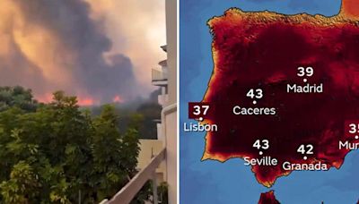 Spain and Portugal to be swallowed by 46C heatwave