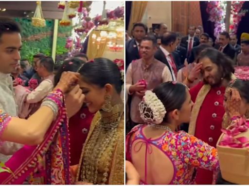 Anant Ambani-Radhika Merchant Griha Pravesh: ‘Choti Bahu’ Gets A Warm Welcome From ‘Bhabhi’ Shloka - VIDEO