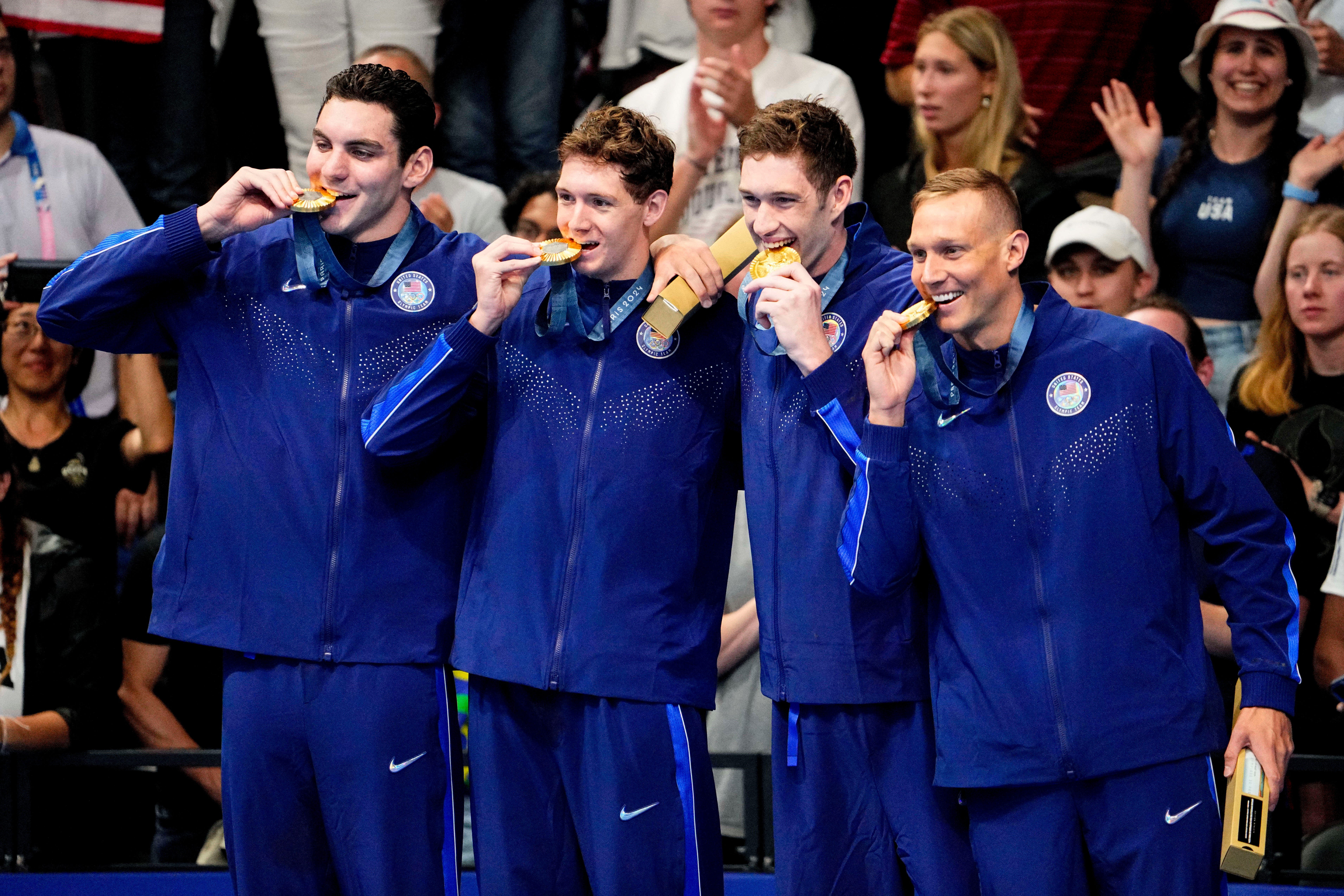 Paris Olympics highlights: USA wins first gold medal, Katie Ledecky gets bronze Saturday